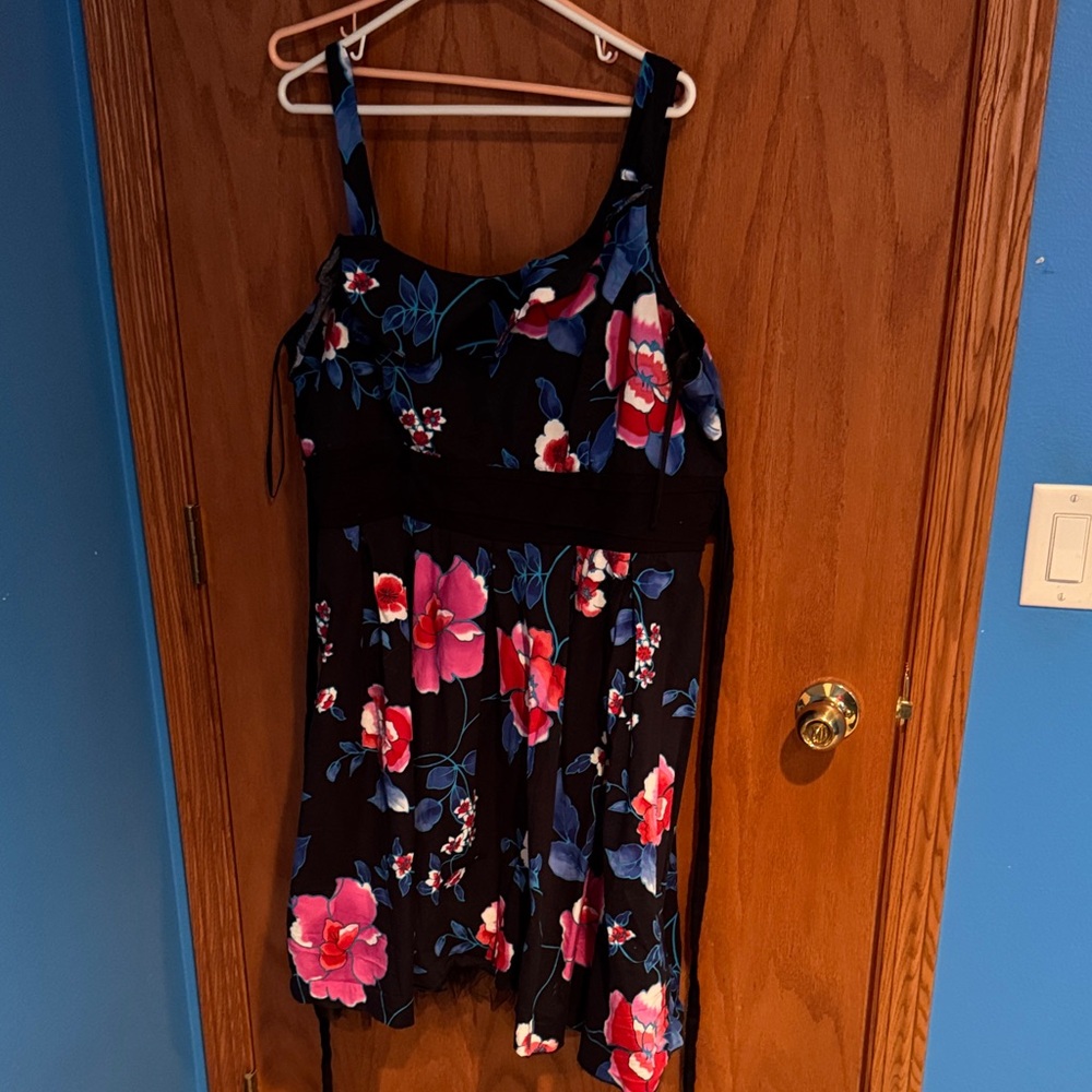 Maurices Black Floral Dress